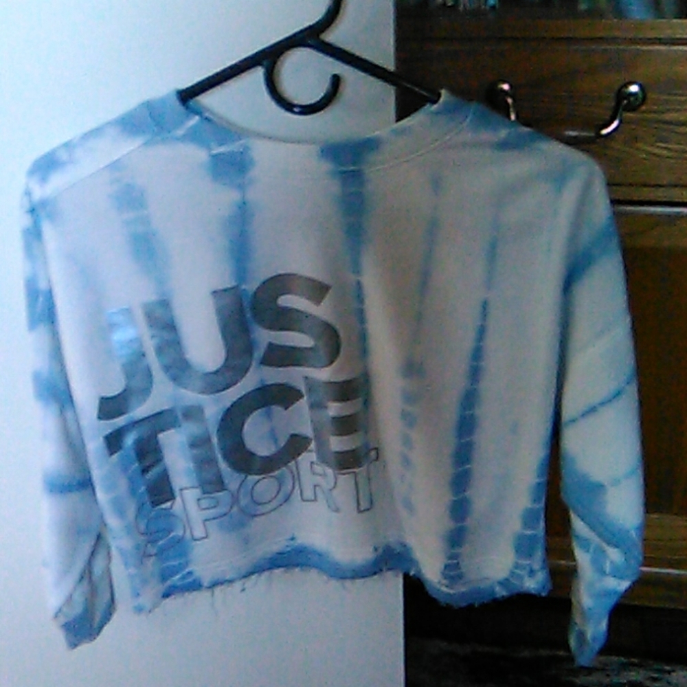 Justice Sport Long sleeve crop top